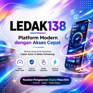 LEDAK138 Tampilan sangat Modren Dan Simpel